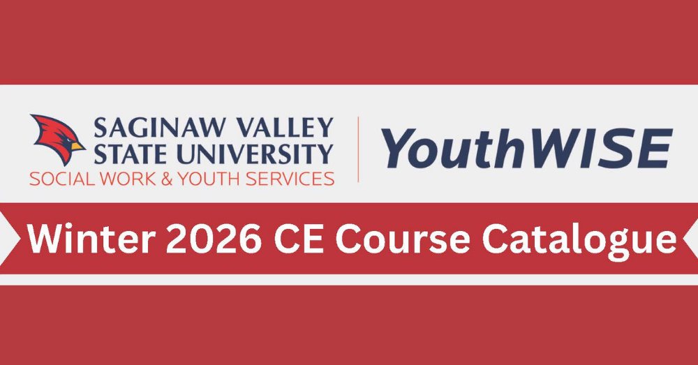 SVSU and YouthWISE winter 2026 CE Course Catalog